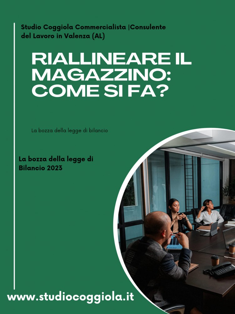 Riallineare il magazzino